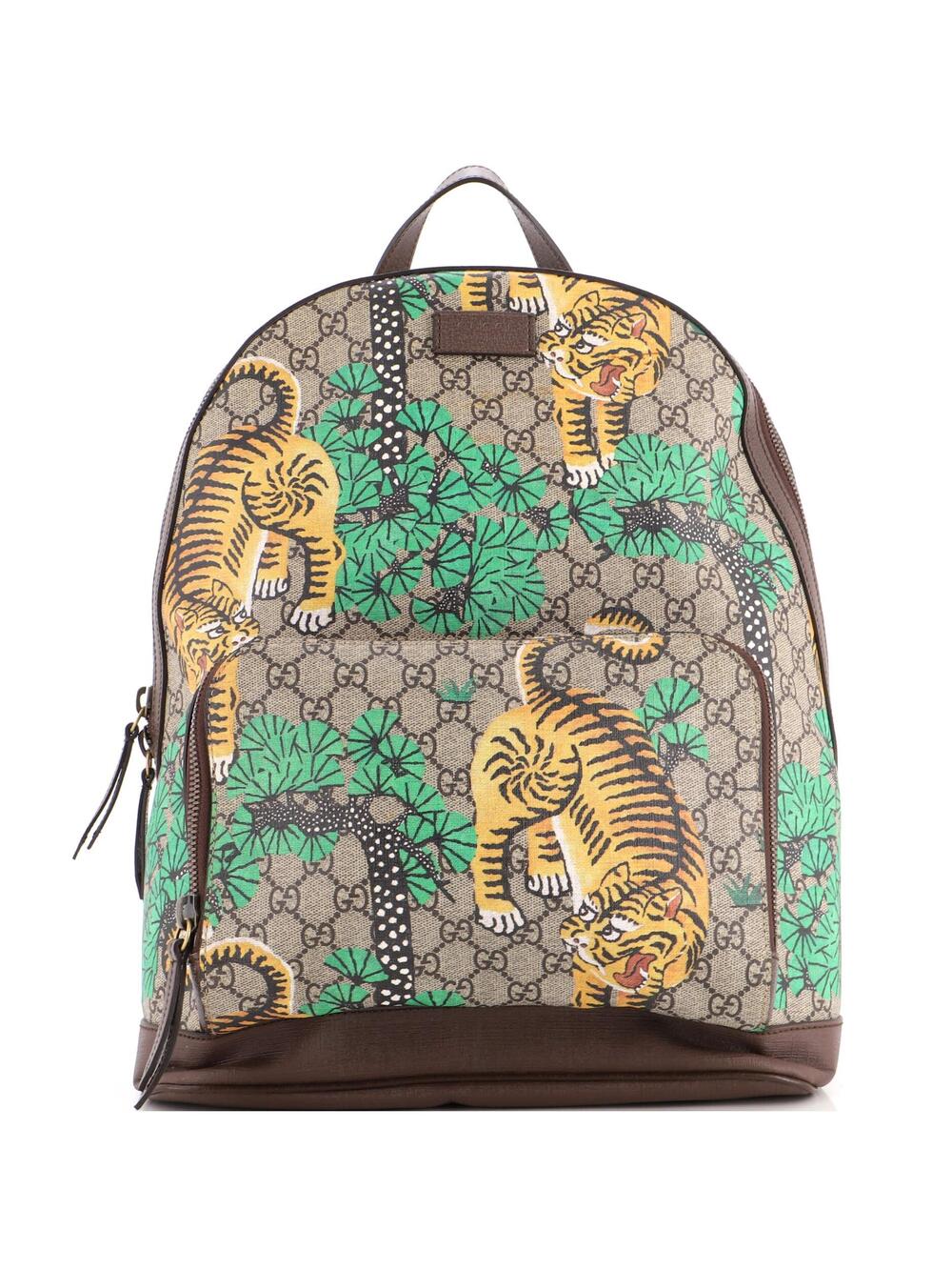 Gucci Zip Pocket Backpack Bengal Print #366582G12B